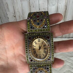 Heidi Daus Multicolor Crystal Watch